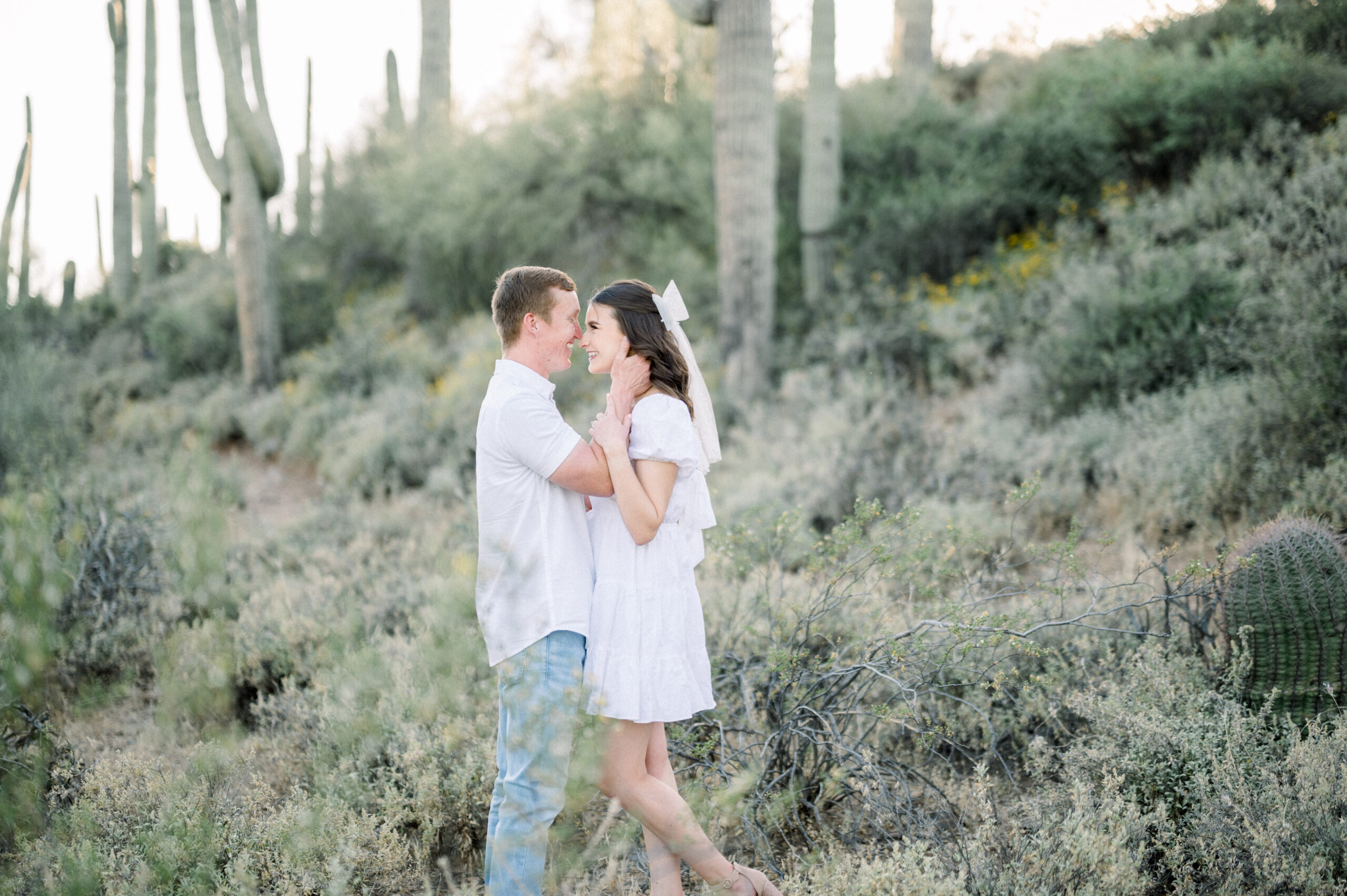 Brynna and Trent's Scottsdale Golden Desert Engagement Session was both sweet and stunning. These two are getting married this spring and I can't wait!