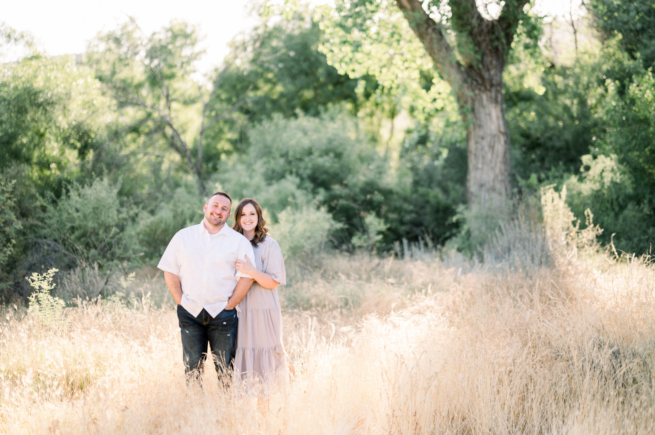 Kendra and Ryans love story started in Phoenix, so no better way to honor how they met, in the clothes they met, than a Phoenix Desert Engagement Session!