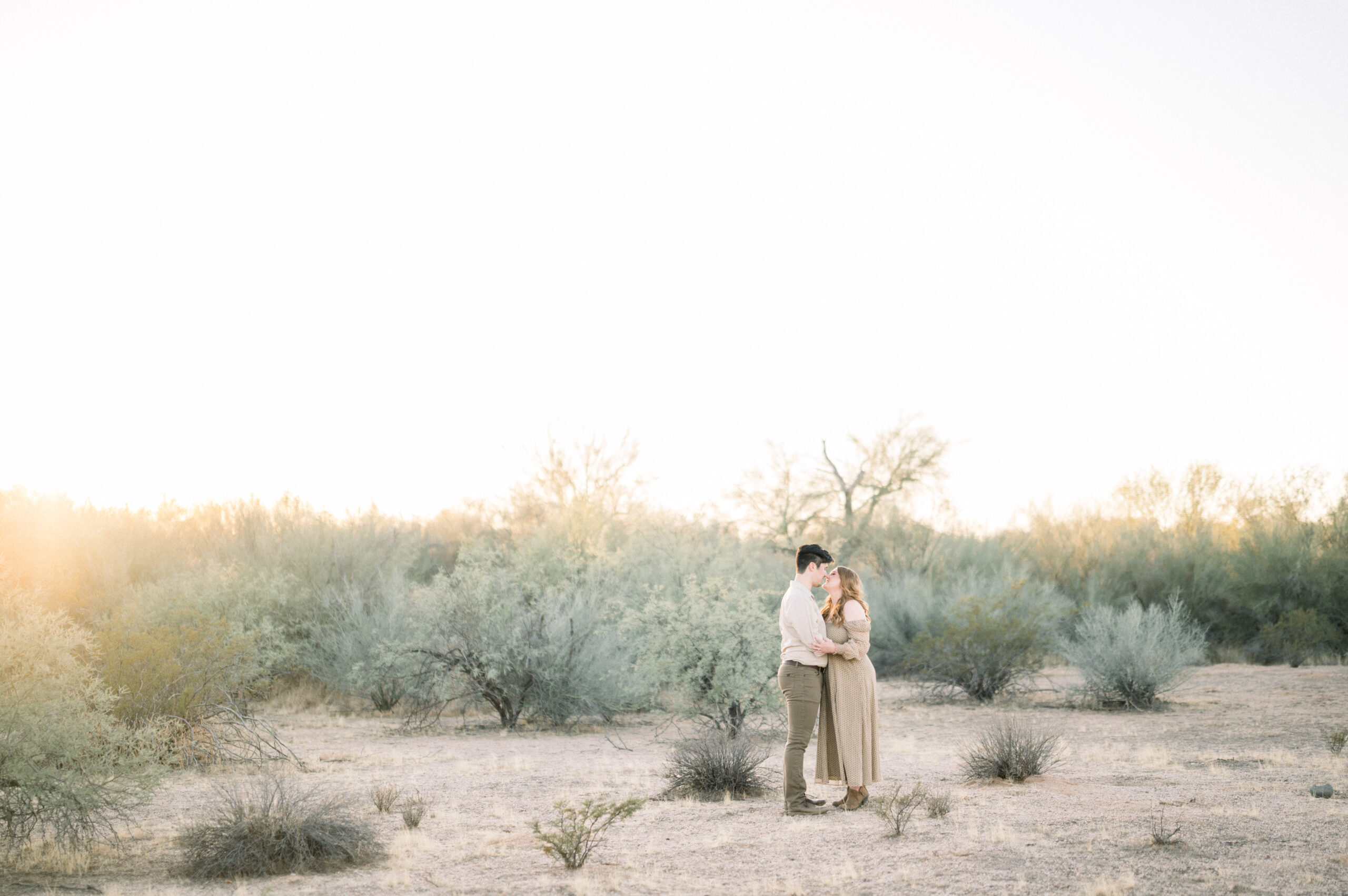 Mindy and Lynns stunning golden Scottsdale desert engagement session was one of my favorites! The lighting was absolutely beautiful.