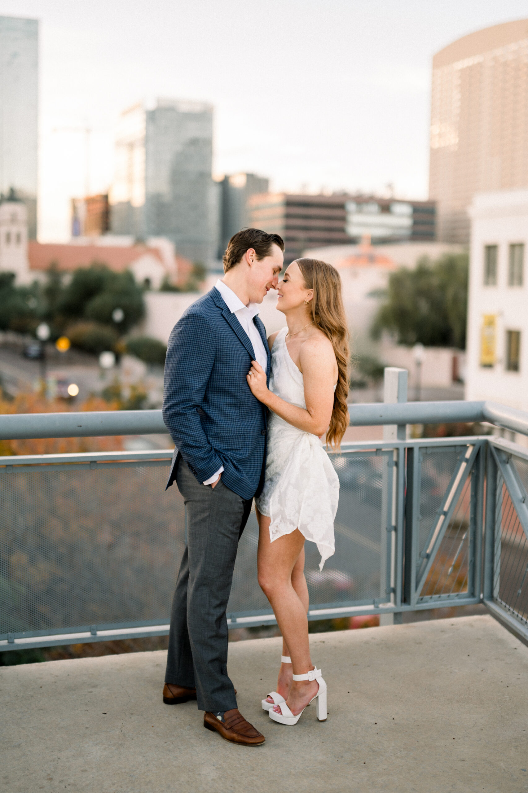 Natalie + Matts Downtown Phoenix engagement session was an absolute stunner. I can't wait to get them married at The Secret Garden this fall!
