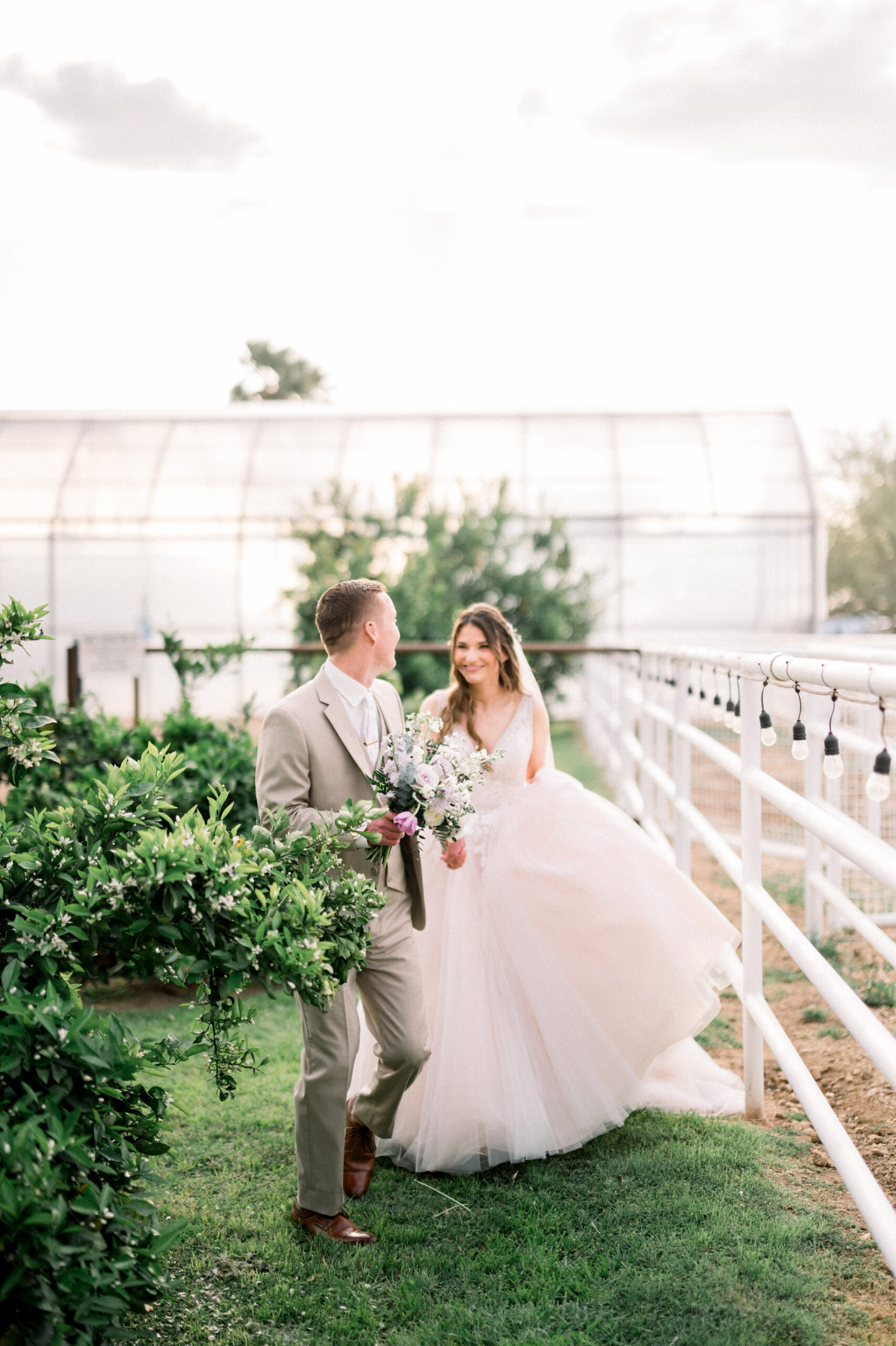 Cloudy Arizona Spring Wedding