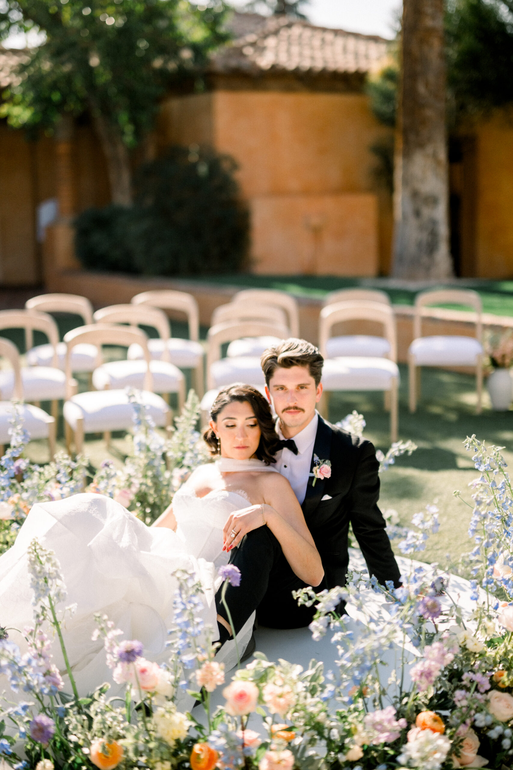 Colorful Royal Palms Wedding