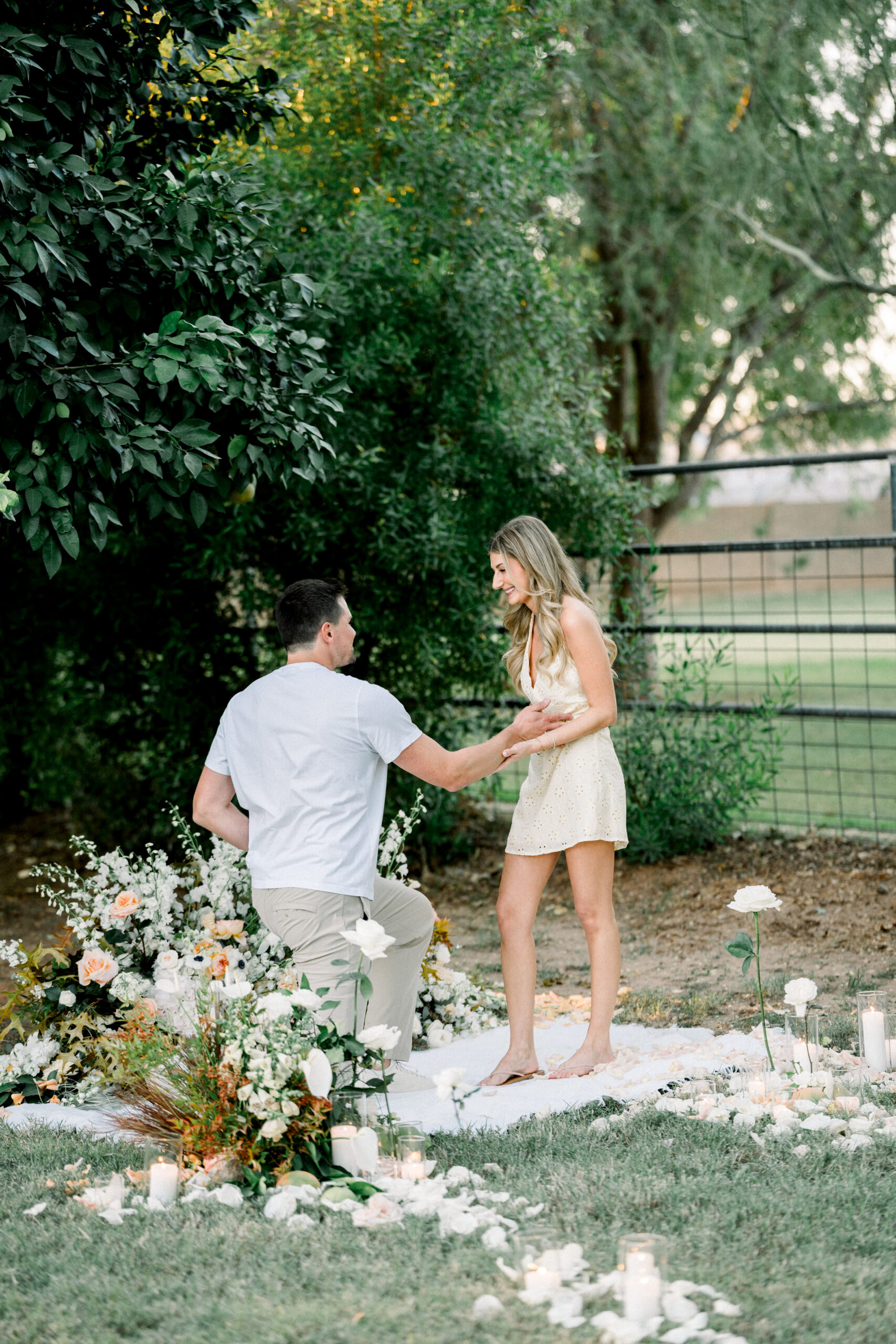 Gilbert Backyard Proposal | Arizona Wedding Photographer