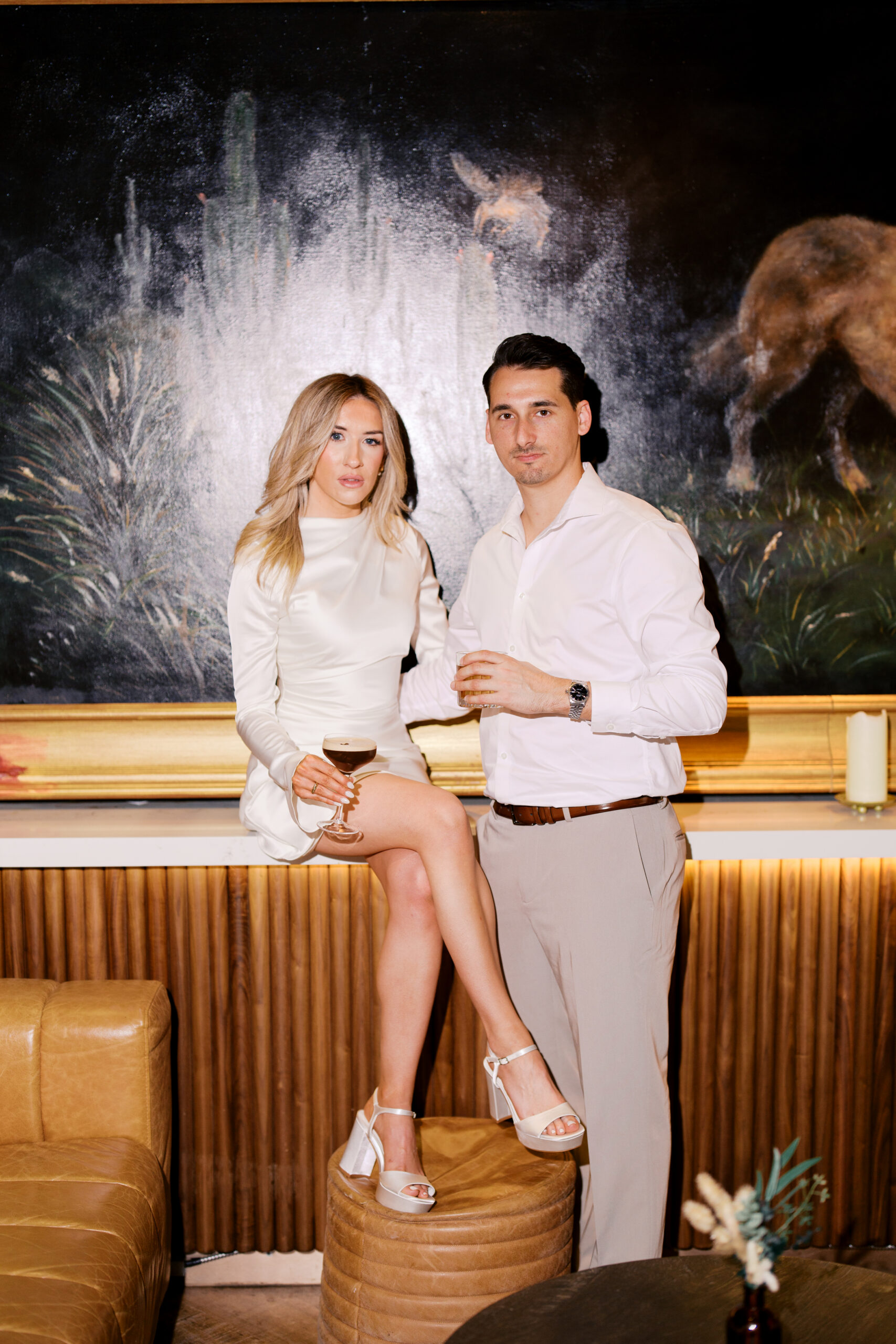 Downtown Phoenix Engagement Session at Wren and Wolf