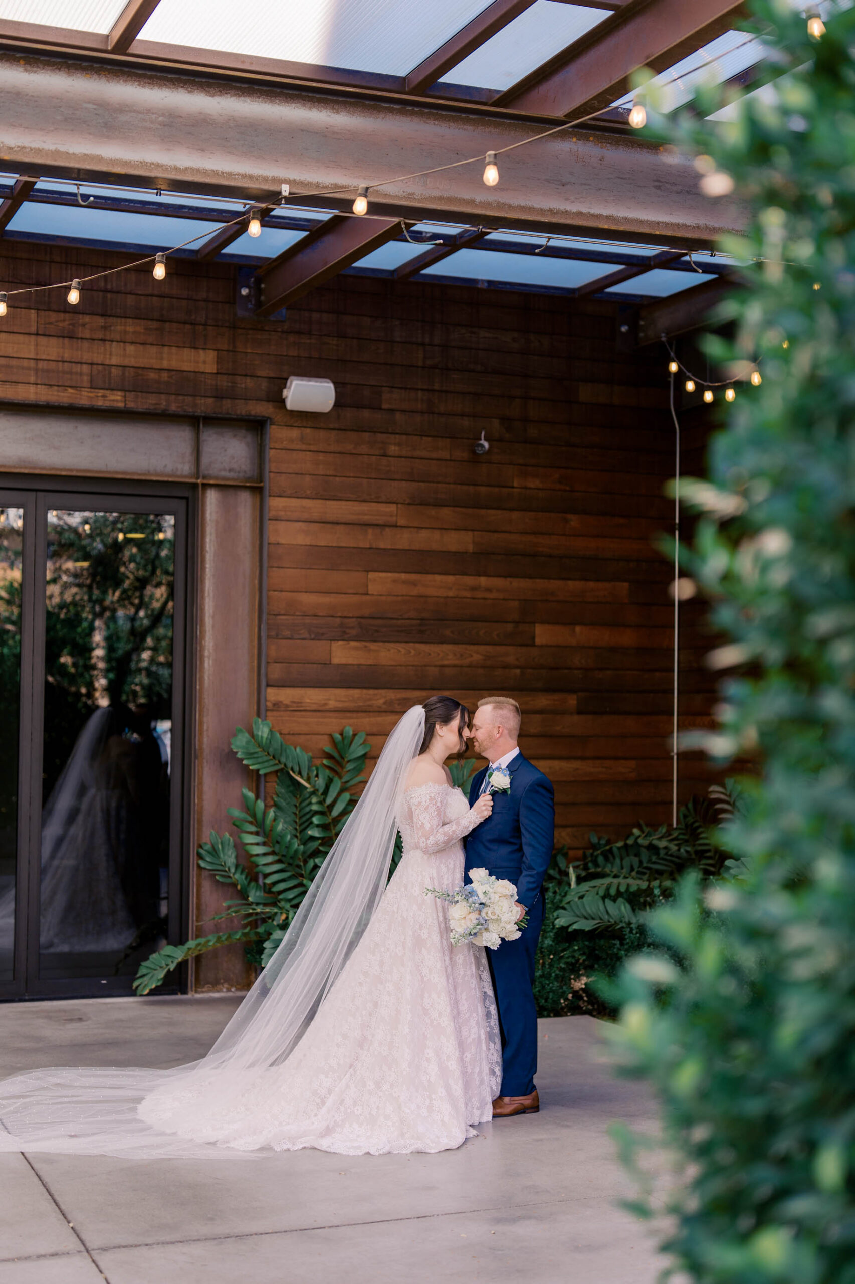 Blue and White Arizona Wedding at Clayton House in Scottsdale