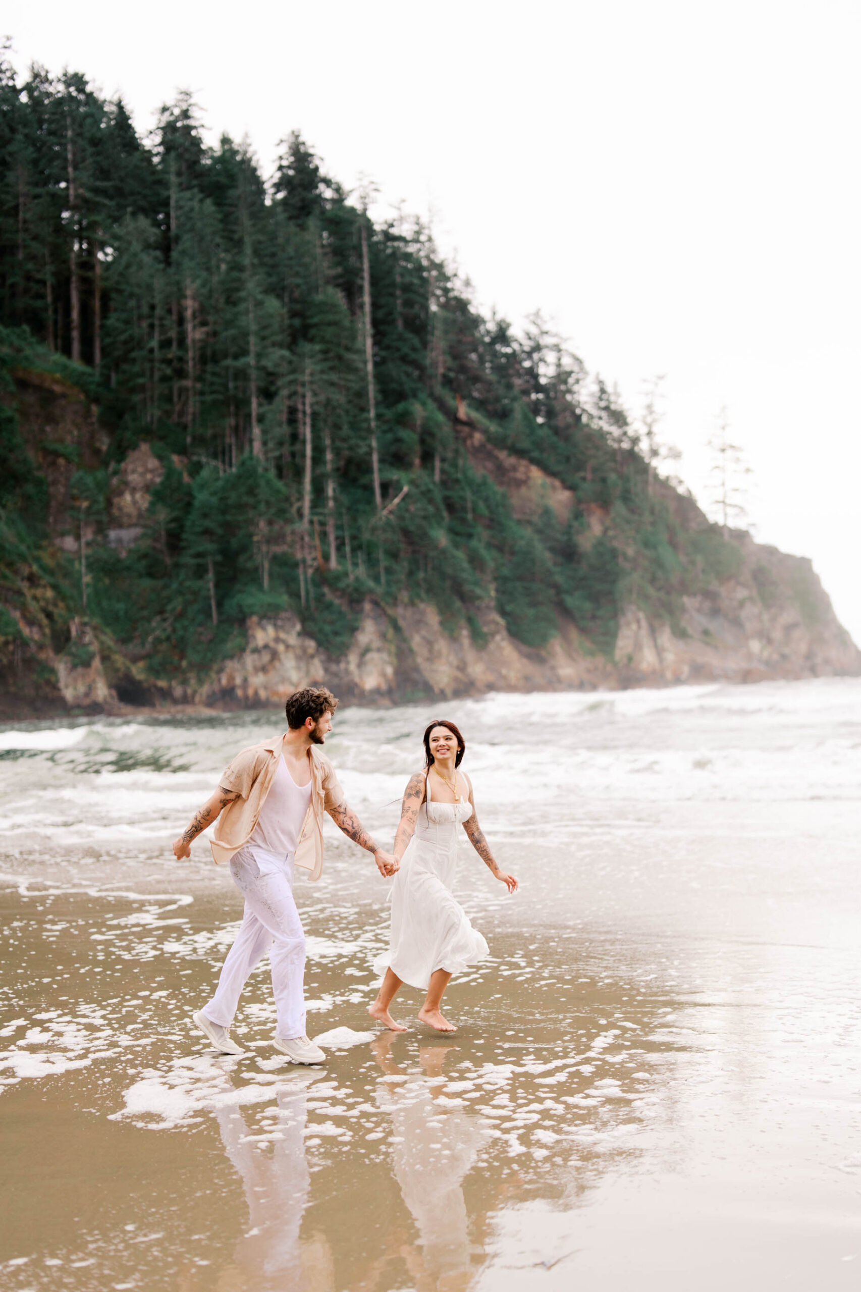 Oregon Coast Beach Engagement Session